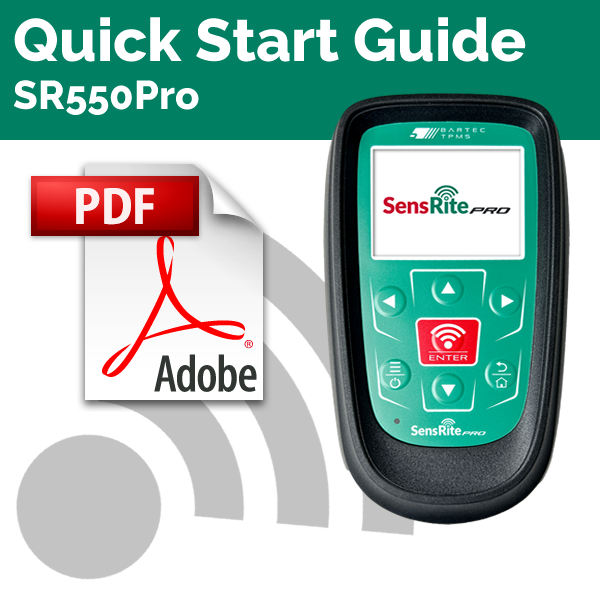 SR550Pro Quick Start Guide